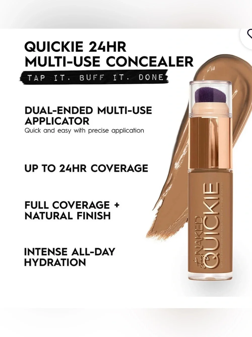Urban Decay Quickie Concealer - Shade 40CP Brand New